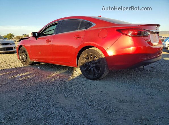 JM1GL1V52H1153467 2017 MAZDA 6 Бордовый Задняя левая четверть