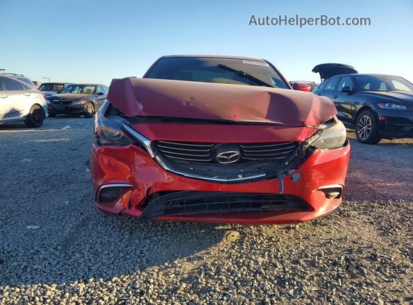 JM1GL1V52H1153467 2017 MAZDA 6 Бордовый Вид спереди