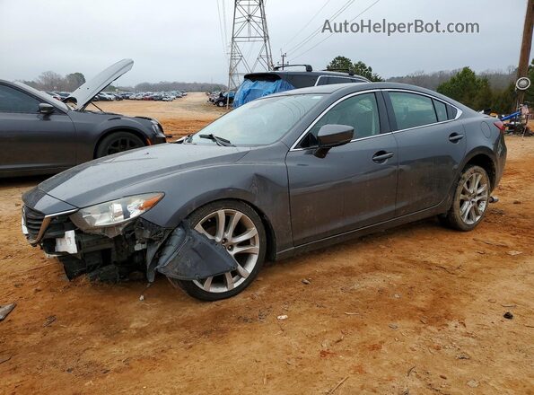 JM1GL1V53H1145314 2017 MAZDA 6 Угольный Передняя левая четверть