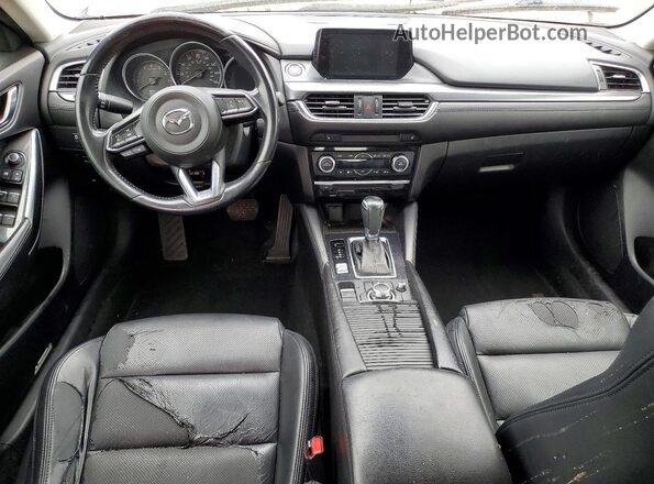 JM1GL1V53H1145314 2017 MAZDA 6 Угольный Вид панели приборов