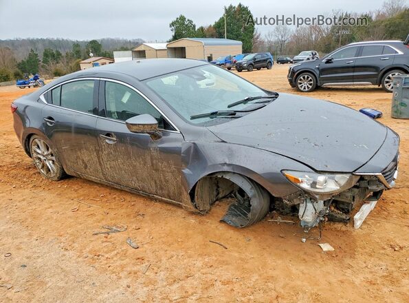 JM1GL1V53H1145314 2017 MAZDA 6 Угольный Передняя правая четверть