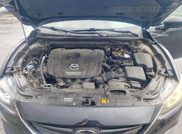 JM1GL1V54H1107039 2017 MAZDA 6 Черный Вид задней части салона