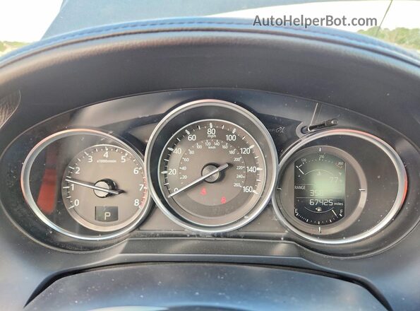 JM1GL1V54H1119451 2017 MAZDA 6 Коричневый Вид щитка приборов