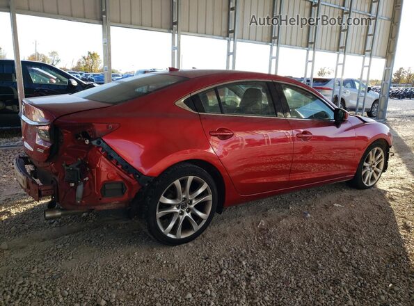 JM1GL1V54H1127212 2017 MAZDA 6 Красный Задняя правая четверть
