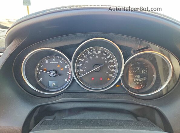 JM1GL1V55H1135660 2017 MAZDA 6 Серый Вид щитка приборов