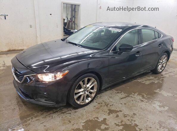JM1GL1V57H1125230 2017 MAZDA 6 Black Przód lewy