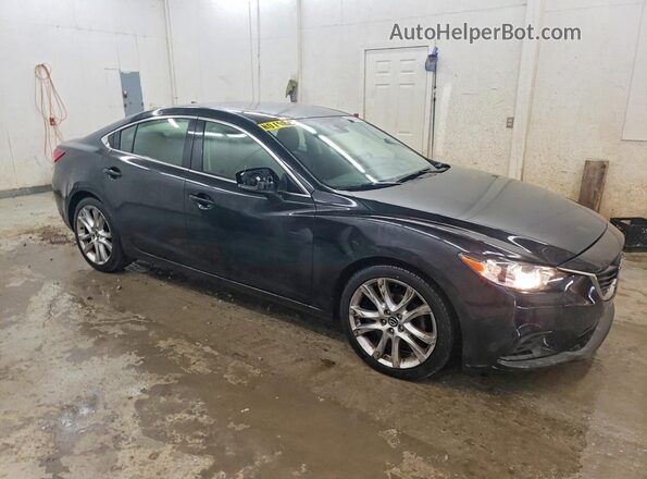 JM1GL1V57H1125230 2017 MAZDA 6 Black Przód prawy