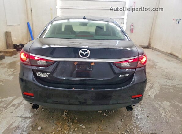 JM1GL1V57H1125230 2017 MAZDA 6 Black Widok z tyłu
