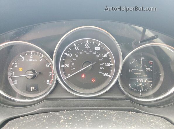 JM1GL1V57H1144599 2017 MAZDA 6 Темно-бордовый Вид щитка приборов
