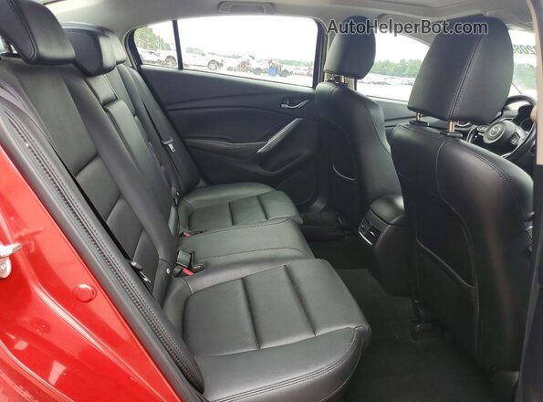 JM1GL1V57H1144599 2017 MAZDA 6 Темно-бордовый Вид задних сидений