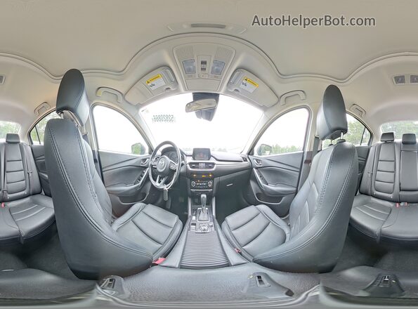 JM1GL1V57H1144599 2017 MAZDA 6 Темно-бордовый Панорамный вид салона 360°