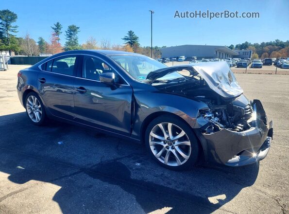 JM1GL1V58H1135877 2017 MAZDA 6 Угольный Передняя правая четверть