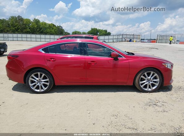 JM1GL1V5XH1111659 2017 MAZDA 6 Красный Вид задней части салона