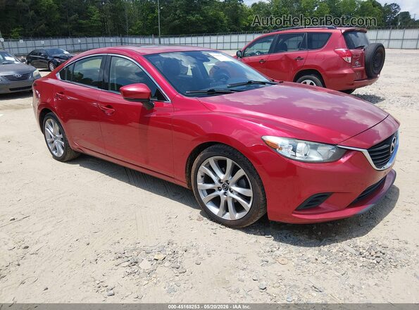 JM1GL1V5XH1111659 2017 MAZDA 6 Красный Передняя правая четверть