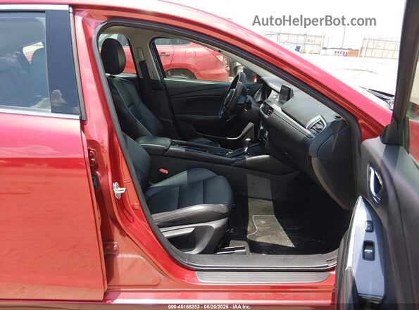 JM1GL1V5XH1111659 2017 MAZDA 6 Красный Вид салона спереди