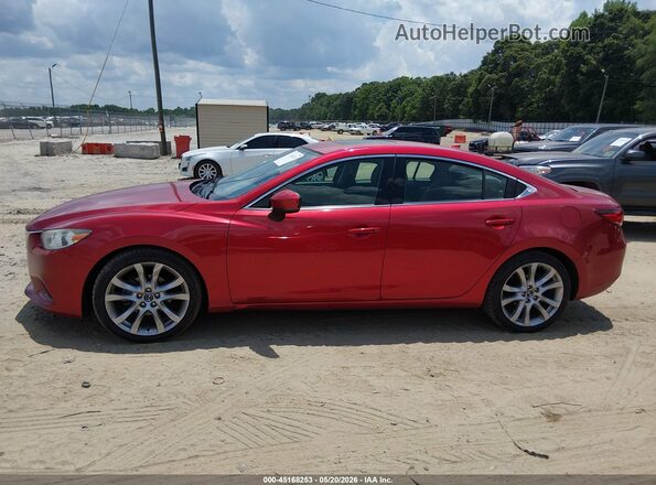 JM1GL1V5XH1111659 2017 MAZDA 6 Красный Панорамный вид салона 360°