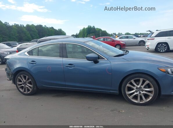 JM1GL1V5XH1116635 2017 MAZDA 6 Light Blue Панорамный вид салона 360°