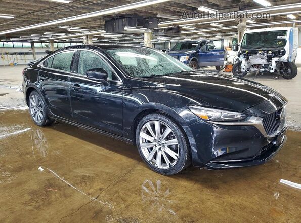 JM1GL1VM0L1523041 2020 MAZDA 6 Черный Передняя правая четверть