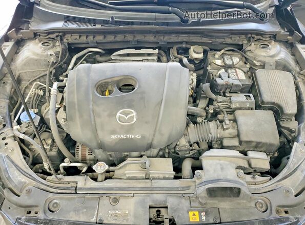 JM1GL1VM0L1523041 2020 MAZDA 6 Черный Вид задней части салона
