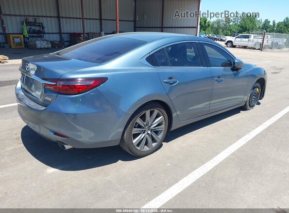 JM1GL1VM1J1301749 2018 MAZDA 6 Blue Задня права чверть