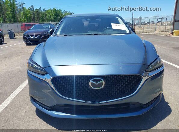 JM1GL1VM1J1301749 2018 MAZDA 6 Blue Вид задньої частини салону