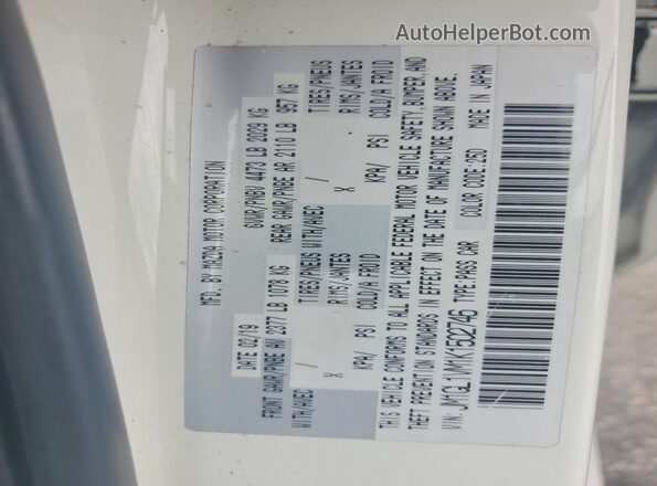JM1GL1VM1K1502746 2019 MAZDA 6 Белый Вид подкапотного пространства