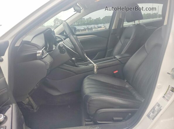 JM1GL1VM1K1502746 2019 MAZDA 6 Белый Вид салона спереди