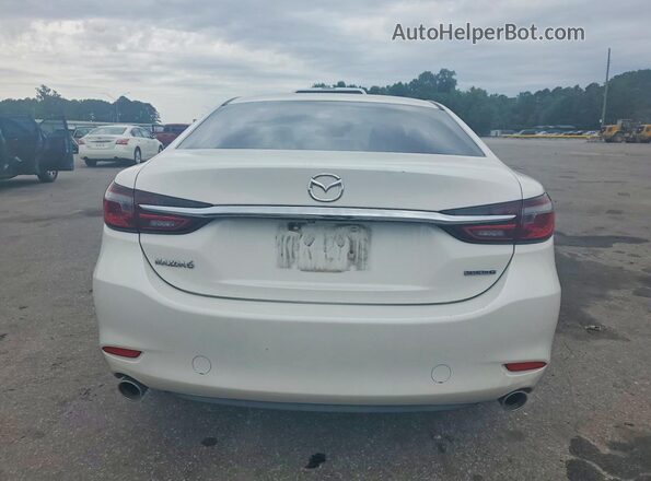 JM1GL1VM1K1502746 2019 MAZDA 6 Белый Вид сзади