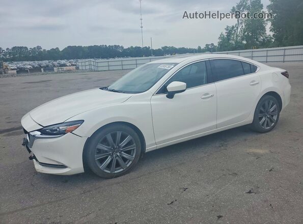 JM1GL1VM1K1502746 2019 MAZDA 6 Белый Передняя левая четверть
