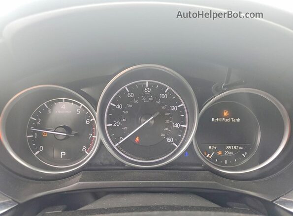 JM1GL1VM1K1502746 2019 MAZDA 6 Белый Вид щитка приборов