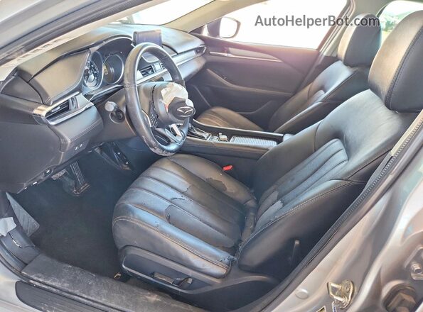 JM1GL1VM5J1312401 2018 MAZDA 6 Серебряный Вид салона спереди
