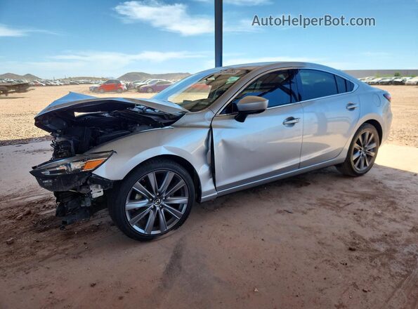 JM1GL1VM5J1312401 2018 MAZDA 6 Серебряный Передняя левая четверть