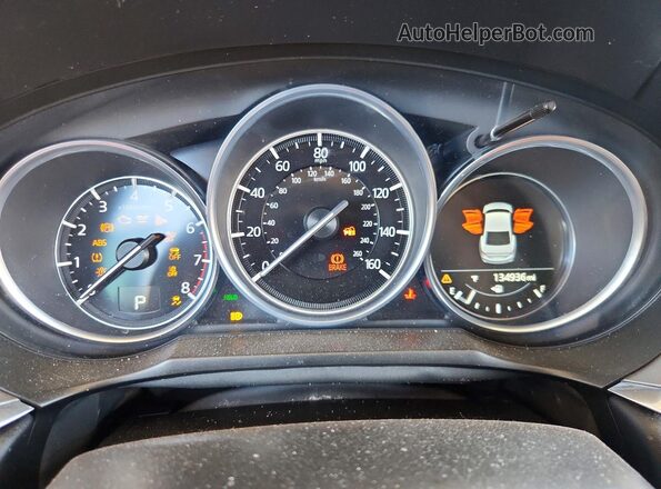 JM1GL1VM5J1312401 2018 MAZDA 6 Серебряный Вид щитка приборов