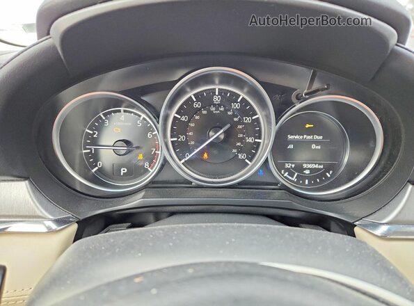 JM1GL1VM6M1604448 2021 MAZDA 6 Черный Вид щитка приборов