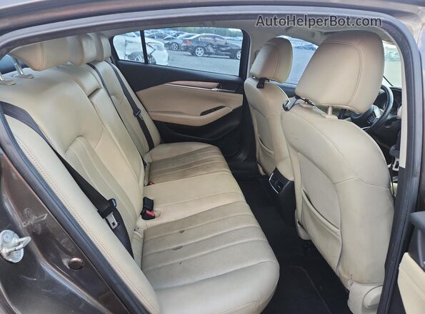 JM1GL1VM7J1309046 2018 MAZDA 6 Серый Вид задних сидений