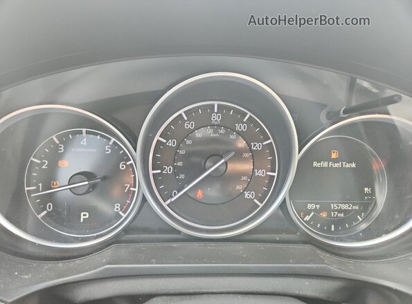 JM1GL1VM7J1309046 2018 MAZDA 6 Серый Вид щитка приборов