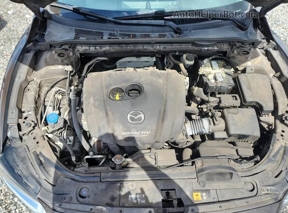 JM1GL1VM7J1309046 2018 MAZDA 6 Серый Вид задней части салона