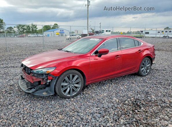 JM1GL1VM7K1505148 2019 MAZDA 6 Red Przód lewy