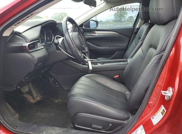 JM1GL1VM7K1505148 2019 MAZDA 6 Red Widok wnętrza z przodu