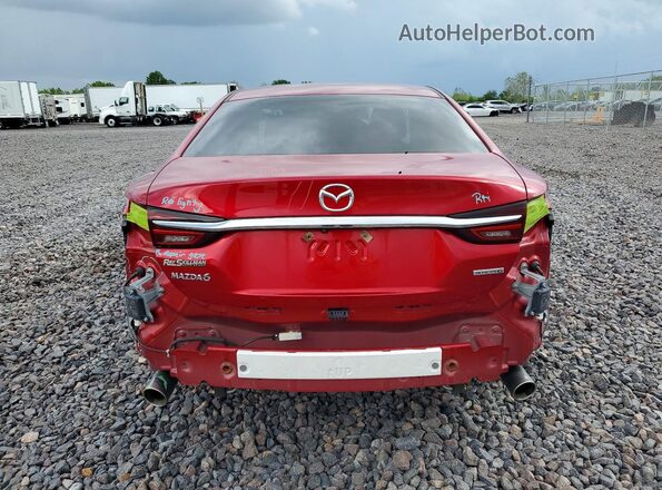 JM1GL1VM7K1505148 2019 MAZDA 6 Red Widok z tyłu