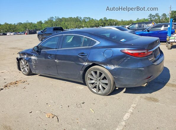 JM1GL1VM7L1523103 2020 MAZDA 6 Синий Задняя левая четверть