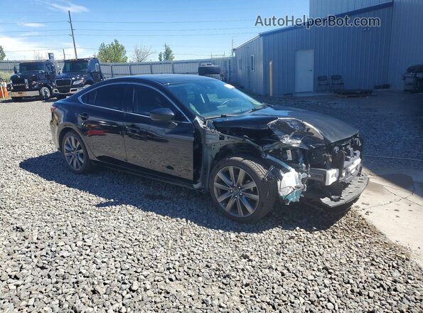 JM1GL1VM9M1613323 2021 MAZDA 6 Черный Передняя правая четверть