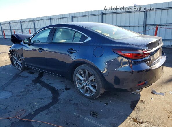 JM1GL1VM9M1617937 2021 MAZDA 6 Blue Задня ліва чверть
