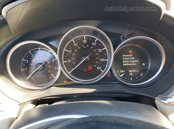 JM1GL1VM9M1617937 2021 MAZDA 6 Blue Вид щитка приладів
