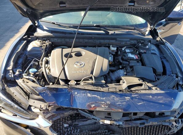 JM1GL1VM9M1617937 2021 MAZDA 6 Blue Вид задньої частини салону