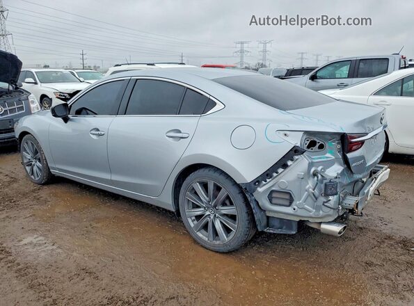 JM1GL1VMXJ1307369 2018 MAZDA 6 Серебряный Задняя левая четверть
