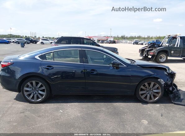 JM1GL1VMXL1511396 2020 MAZDA 6 Dark Blue Вид задней части салона