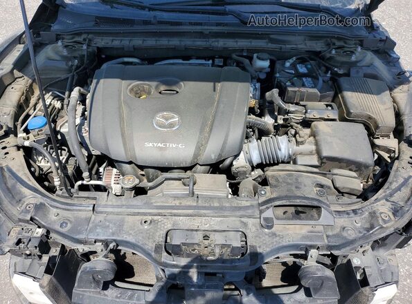 JM1GL1VMXM1605750 2021 MAZDA 6 Черный Вид задней части салона