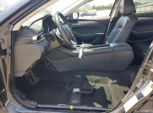 JM1GL1VMXM1605750 2021 MAZDA 6 Черный Вид салона спереди