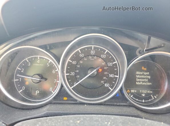 JM1GL1VMXM1605750 2021 MAZDA 6 Черный Вид щитка приборов